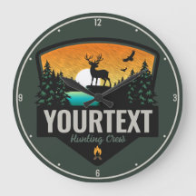 Personalisiert NAME Hunter Wilderness Elch Jagen