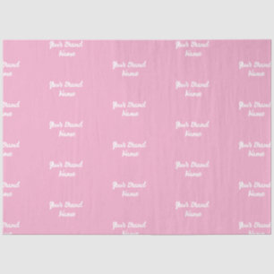 Personalisiert Name Monogram Business Tissue Seidenpapier