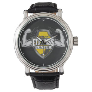 Personalisiert NAME Muskel-Fitness-Trainingsgerät Armbanduhr
