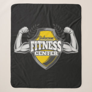 Personalisiert NAME Muskel-Fitness-Trainingsgerät Sherpadecke