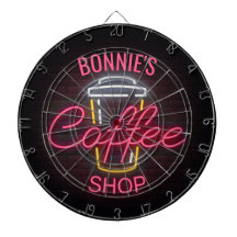 Personalisiert NAME Neon Style Coffee Shop Custom