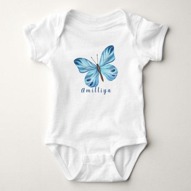 Personalisiert Name Niedlich Morden Baby Strampler (Vorderseite)
