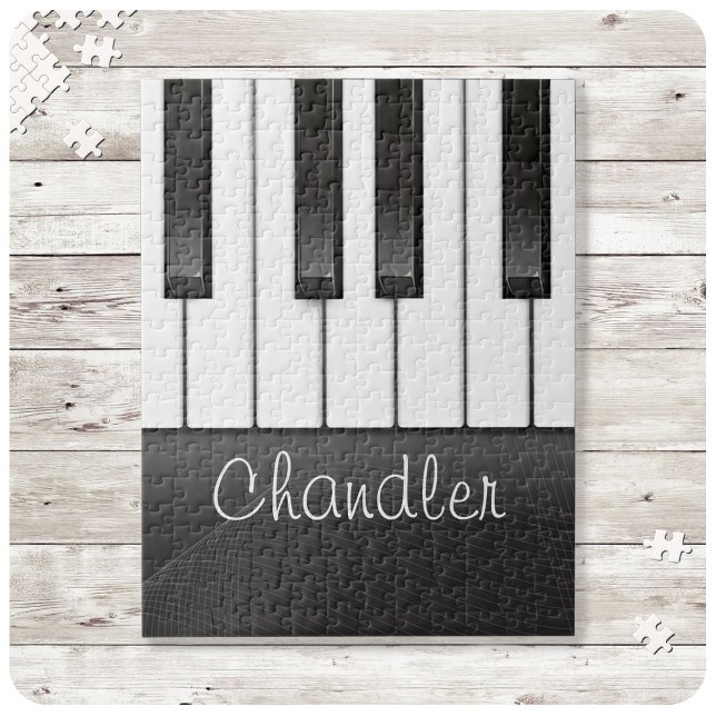 Personalisiert NAME Pianist Piano Keys Music Teach (Von Creator hochgeladen)