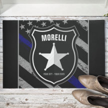 Personalisiert NAME Police Officer Sheriff Polizis