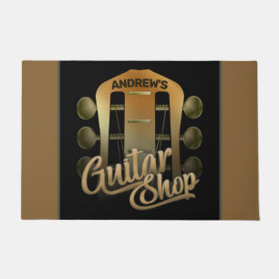 Personalisiert NAME Rock Music Gitarre Shop Musike Fußmatte