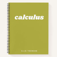 Personalisiert Name School Class Calculus Math Gre
