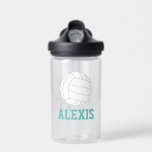 Personalisiert Name Volleyball Jersey Trinkflasche<br><div class="desc">Personalisiertes Kindersportdesign.</div>