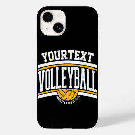 Personalisiert NAME Volleyball-Mannschaft Case-Mate iPhone 14 Hülle