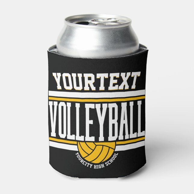 Personalisiert NAME Volleyball-Mannschaft Dosenkühler (Kanne Vorderseite)