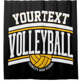 Personalisiert NAME Volleyball-Mannschaft Duschvorhang