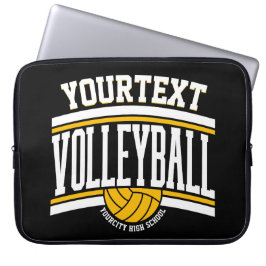 Personalisiert NAME Volleyball-Mannschaft Laptopschutzhülle
