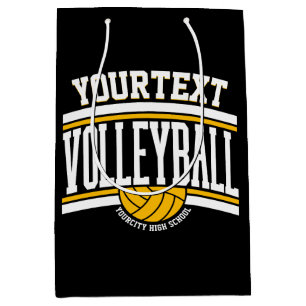 Personalisiert NAME Volleyball-Mannschaft Mittlere Geschenktüte