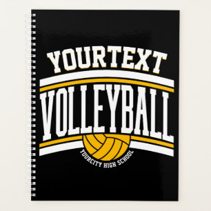 Personalisiert NAME Volleyball-Mannschaft Planer