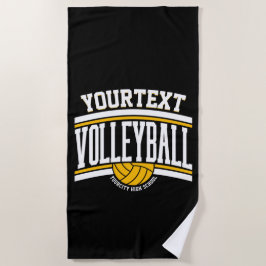 Personalisiert NAME Volleyball-Mannschaft Strandtuch