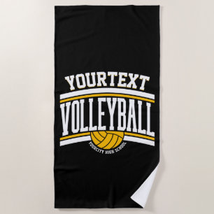 Personalisiert NAME Volleyball-Mannschaft Strandtuch