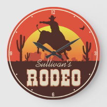 Personalisiert NAME Western Cowboy Bull Rider Rode
