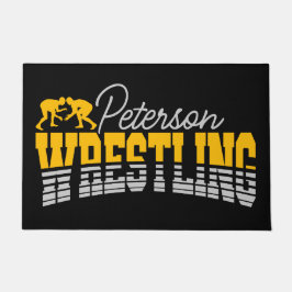 Personalisiert NAME Wrestling School Team Wrestler Fußmatte