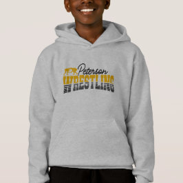 Personalisiert NAME Wrestling School Team Wrestler Hoodie