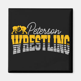 Personalisiert NAME Wrestling School Team Wrestler Magnet