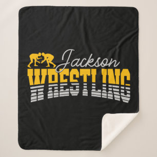 Personalisiert NAME Wrestling School Team Wrestler Sherpadecke