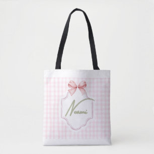 Personalisiert Naomi Baby Girl Kinderzimmer Bow&Gi Tasche