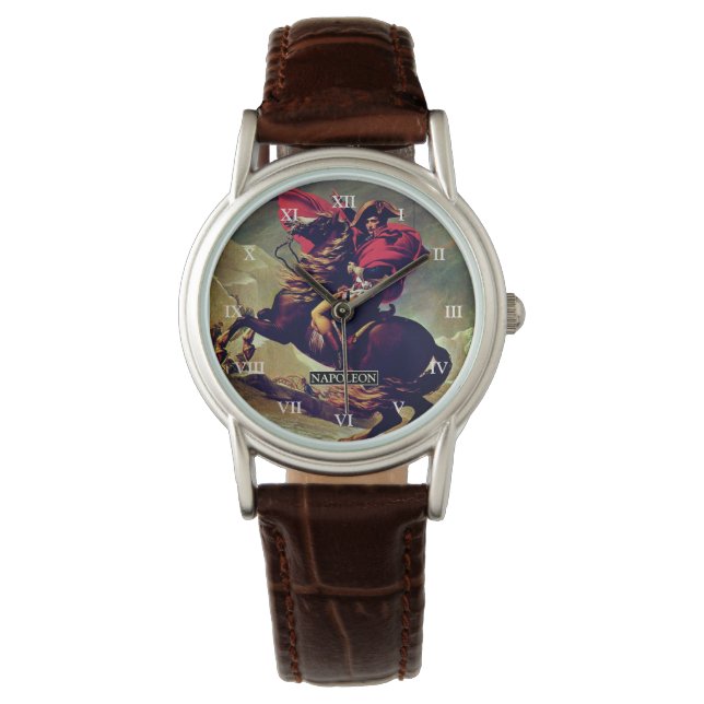 Personalisiert Napoleon Riding Armbanduhr (Vorderseite)