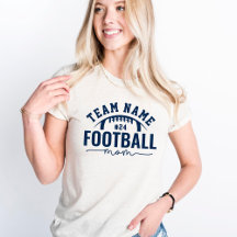 Personalisiert Navy Blue Football Team Mama