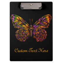 Personalisiert Neon Rainbow Butterfly
