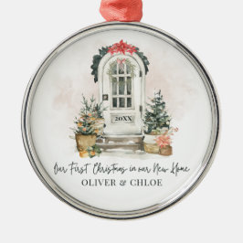 Personalisiert Neue Zuhause Erste Weihnachtsfarbe Ornament Aus Metall