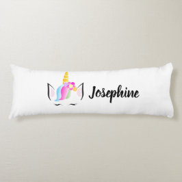 Personalisiert Niedlich Girly Modern Unicorn Seitenschläferkissen