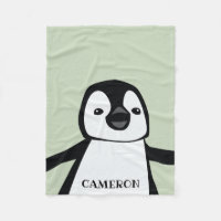 Personalisiert Niedliche Funny Pinguin Baby Green