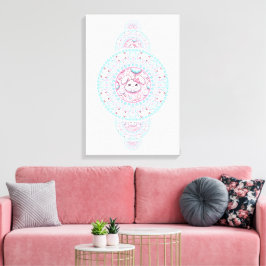 Personalisiert Niedliche Kawaii Bunny Ornamental M Leinwanddruck