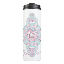 Personalisiert Niedliche Kawaii Bunny Ornamental M Thermosbecher
