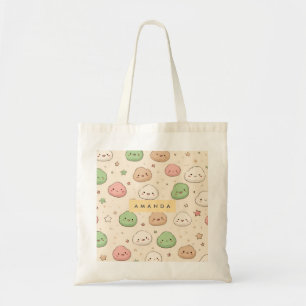 Personalisiert Niedliche Kawaii Mochi Muster Tragetasche