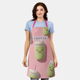 Personalisiert Niedliche Kawaii Pastel Smoothie Ma Schürze