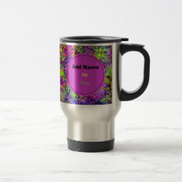 Personalisiert Niedliche Lila Green Bali Ethnic Ba Reisebecher