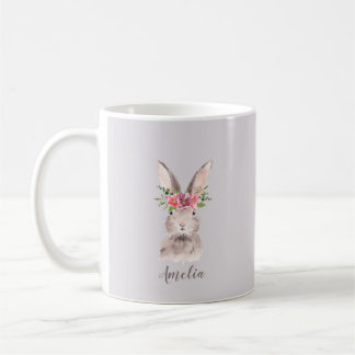 Personalisiert Niedliches Bunny Kaffeetasse