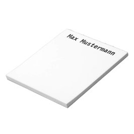personalisiert notizblock