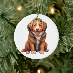 Personalisiert Novia Scotia Duck Tolling Retriever Keramik Ornament