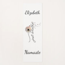 Personalisiert nur atmen Dandelion Butterfly Yoga