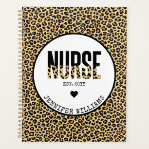 Personalisiert Nurse Est Cheetah RN Abschluss Planer