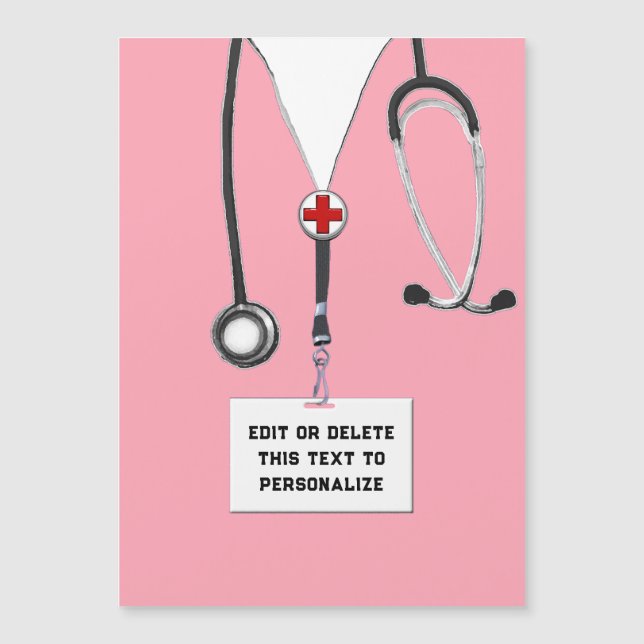 Personalisiert Nurse Gift Magnet (Vorderseite)