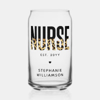 Personalisiert Nurse Leopard Print RN Abschluss