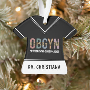 Personalisiert OBGYN Obstetriker Gynäkologe Ornament