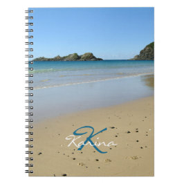 Personalisiert Ocean Beach Spiral Notizblock