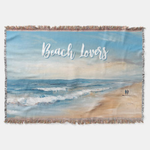 Personalisiert Ocean Beach Vacacation Scene Decke