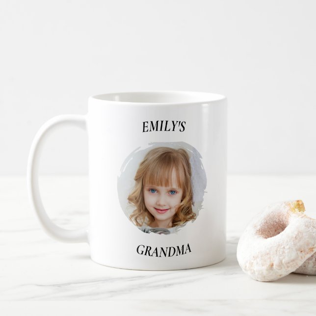 Personalisiert Oma - Oma Foto Tasse (Mit Donut)