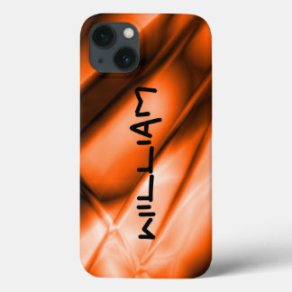 Personalisiert Orange kolored iPhone Tough Case