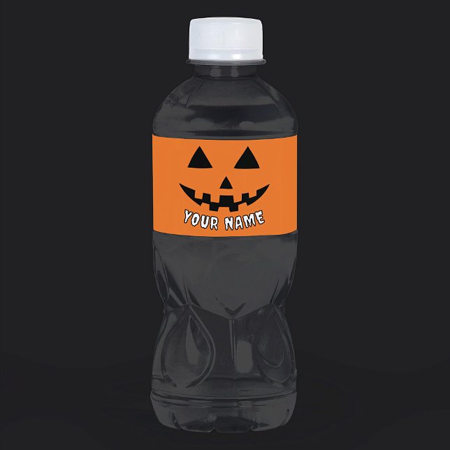 Personalisiert Orange Pumpkin Halloween Dein Name (Von Creator hochgeladen)