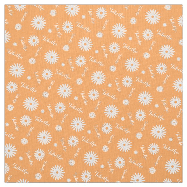 Personalisiert orangefarbenes Farbmuster Stoff (Muster)